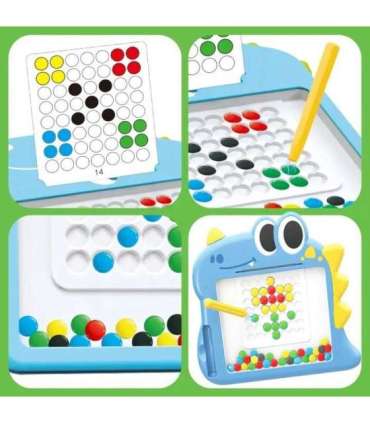 WOOPIE Tablica Magnetyczna dla Dzieci Montessori MagPad Dinozaur