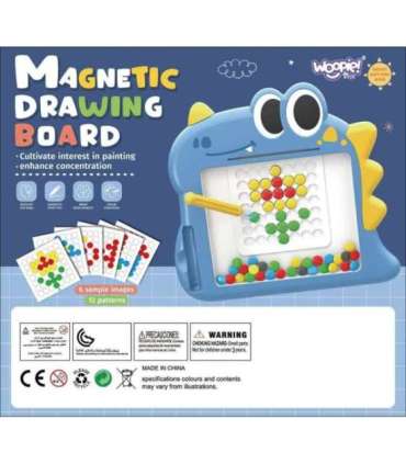 WOOPIE Tablica Magnetyczna dla Dzieci Montessori MagPad Dinozaur