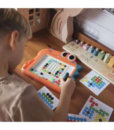 WOOPIE Tablica Magnetyczna dla Dzieci Montessori MagPad Dinozaur