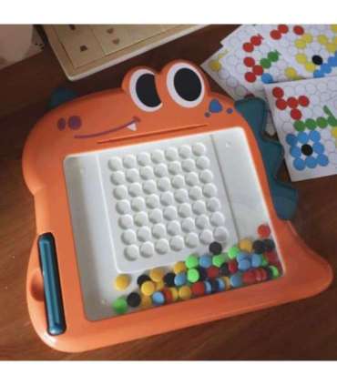 WOOPIE Tablica Magnetyczna dla Dzieci Montessori MagPad Dinozaur