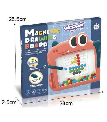 WOOPIE Tablica Magnetyczna dla Dzieci Montessori MagPad Dinozaur