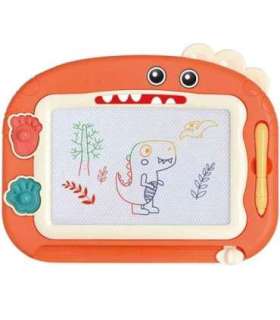 WOOPIE Znikopis Tablica Magnetyczna Kolorowa + 2 Stempelki Dinozaur