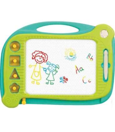 WOOPIE Znikopis Tablica Magnetyczna Kolorowa + 4 Stempelki