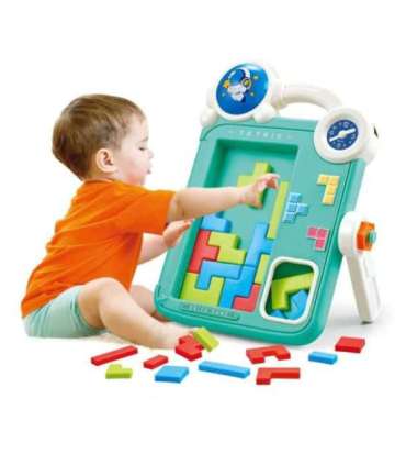 WOOPIE Dwustronna Tablica do Rysowania Gra Tetris 2w1