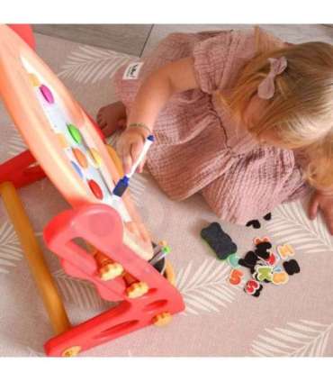 WOOPIE Dwustronna Tablica Magnetyczna do Rysowania i Nauki Liczb oraz Liter 56 el.