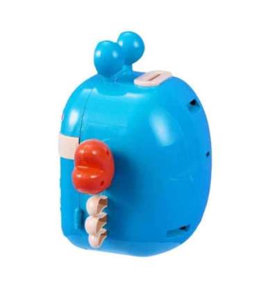 WOOPIE Elektroniczna Skarbonka Sejf Bankomat na Pin Kod Dostępu Krab Plecak Niebieski