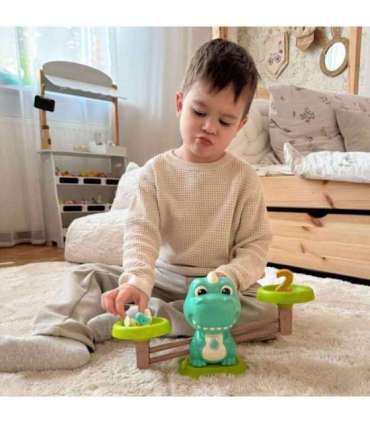 WOOPIE Waga Szalkowa Równoważnia Gra Łowienie Dinozaurów Rybek Nauka Liczydło