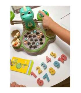 WOOPIE Waga Szalkowa Gra Łowienie Małych Prehistorycznych Dinozaurów Nauka Liczydło