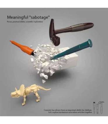 WOOPIE Wykopalisko "Mały Archeolog" 6 Szkieletów Dinozaurów