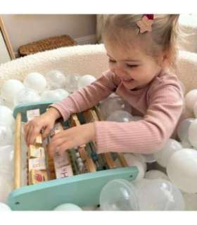 TOOKY TOY Liczydło Dwustronne Alfabet Obrazki