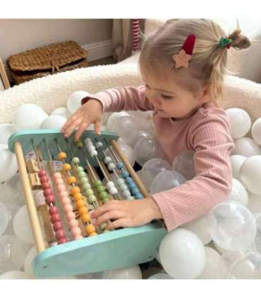 TOOKY TOY Liczydło Dwustronne Alfabet Obrazki