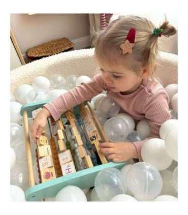 TOOKY TOY Liczydło Dwustronne Alfabet Obrazki