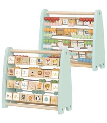 TOOKY TOY Liczydło Dwustronne Alfabet Obrazki