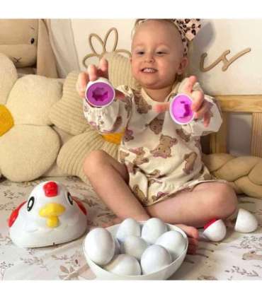 WOOPIE Edukacyjna Kurka Montessori Sorter Nauka Kształtów