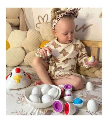 WOOPIE Edukacyjna Kurka Montessori Sorter Nauka Kształtów