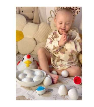 WOOPIE Edukacyjna Kurka Montessori Sorter Nauka Kształtów