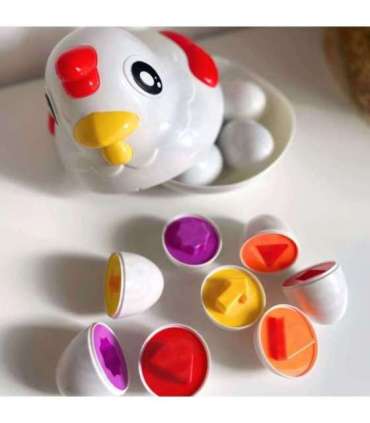 WOOPIE Edukacyjna Kurka Montessori Sorter Nauka Kształtów