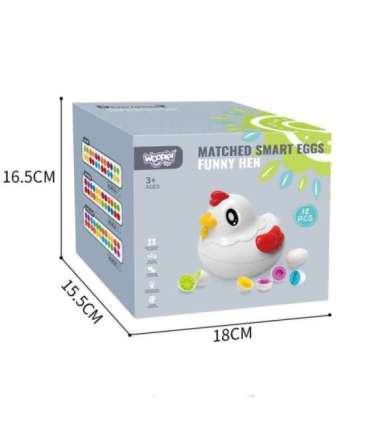 WOOPIE Edukacyjna Kurka Montessori Sorter Nauka Kształtów