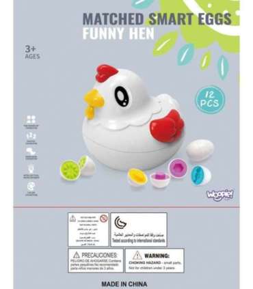 WOOPIE Edukacyjna Kurka Montessori Sorter Nauka Kształtów