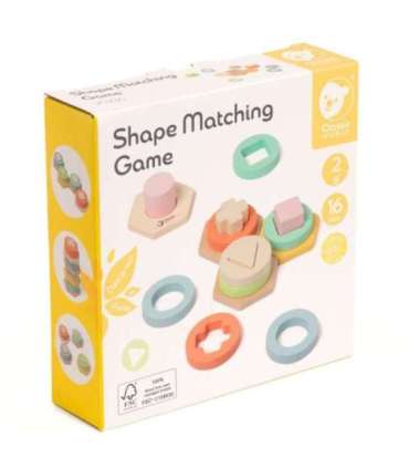 CLASSIC WORLD Sorter Montessori Kształtów i Kolorów Układanka Wieża