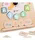 CLASSIC WORLD Zegar Miś Montessori Edukacyjny 3w1 Nauka Czasu Liczenia i Daty