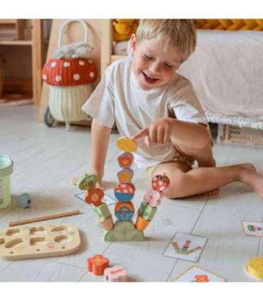 TOOKY TOY Box Edukacyjny 5 w1 Magiczny Ogród Montessori