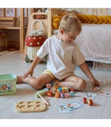 TOOKY TOY Box Edukacyjny 5 w1 Magiczny Ogród Montessori