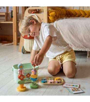 TOOKY TOY Box Edukacyjny 5 w1 Magiczny Ogród Montessori