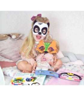 WOOPIE ART&FUN Zestaw Kreatywny Maski Filcowe Zrób to Sam 4 szt.