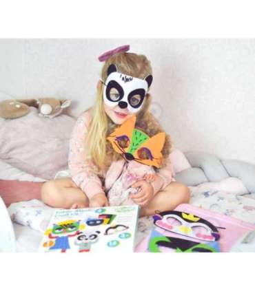 WOOPIE ART&FUN Zestaw Kreatywny Maski Filcowe Zrób to Sam 4 szt.