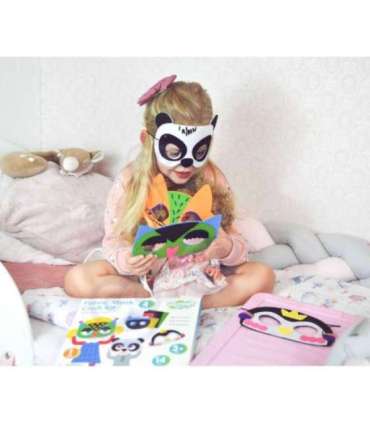 WOOPIE ART&FUN Zestaw Kreatywny Maski Filcowe Zrób to Sam 4 szt.