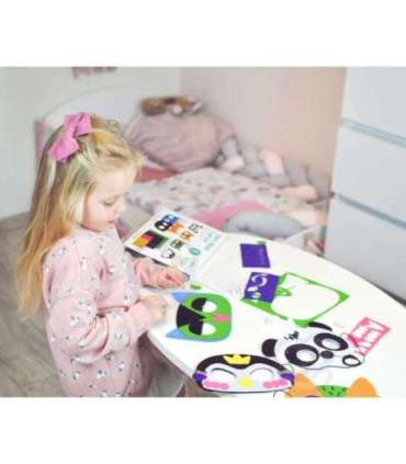 WOOPIE ART&FUN Zestaw Kreatywny Maski Filcowe Zrób to Sam 4 szt.