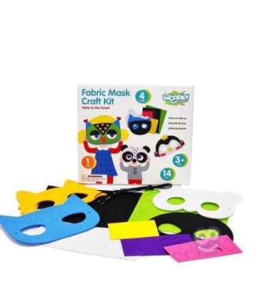 WOOPIE ART&FUN Zestaw Kreatywny Maski Filcowe Zrób to Sam 4 szt.