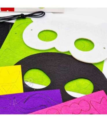 WOOPIE ART&FUN Zestaw Kreatywny Maski Filcowe Zrób to Sam 4 szt.