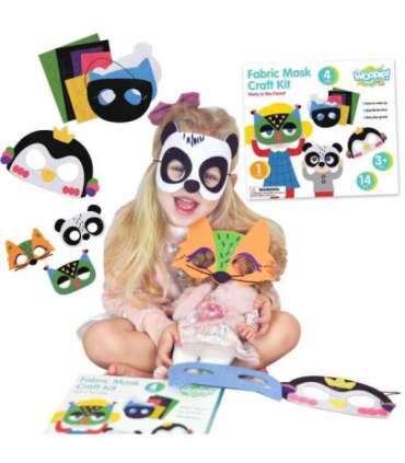 WOOPIE ART&FUN Zestaw Kreatywny Maski Filcowe Zrób to Sam 4 szt.