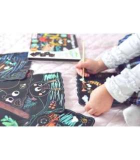 WOOPIE ART&FUN Zestaw Kreatywny Wydrapywanki dla Dzieci 7 el.