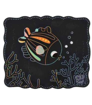 WOOPIE ART&FUN Zestaw Kreatywny Wydrapywanki dla Dzieci 7 el.