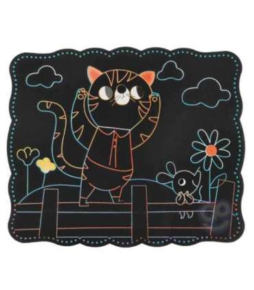 WOOPIE ART&FUN Zestaw Kreatywny Wydrapywanki dla Dzieci 7 el.