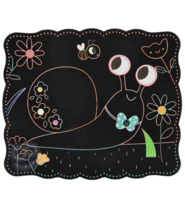 WOOPIE ART&FUN Zestaw Kreatywny Wydrapywanki dla Dzieci 7 el.