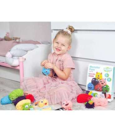 WOOPIE ART&FUN Zestaw Kreatywny Zrób Potworka Monster Pom