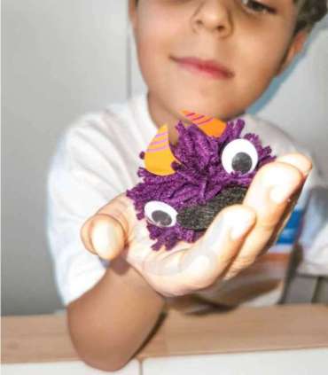 WOOPIE ART&FUN Zestaw Kreatywny Zrób Potworka Monster Pom