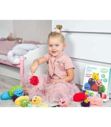 WOOPIE ART&FUN Zestaw Kreatywny Zrób Potworka Monster Pom