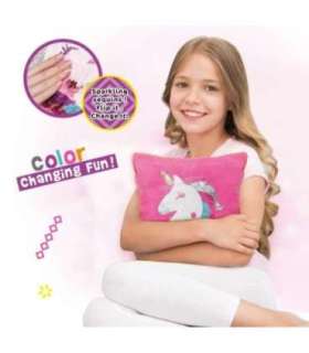WOOPIE ART&FUN Zestaw Kreatywny Poduszka do Ozdobienia Jednorożec