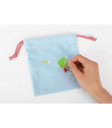 WOOPIE ART&FUN Zestaw Kreatywny Zrób Torebkę Dekorowanie Woreczka Imię Dziecka DIY