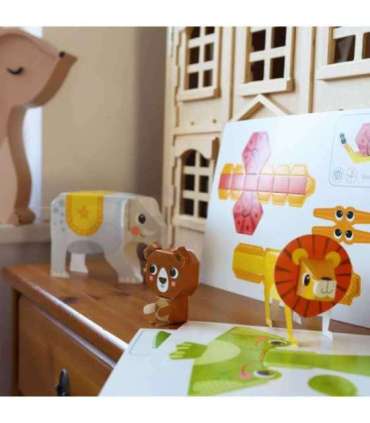 WOOPIE ART&FUN Zestaw Kreatywny Origami 3D Zrób to Sam 10 Zwierzaków