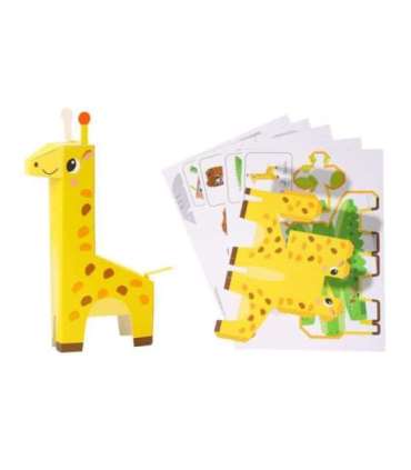 WOOPIE ART&FUN Zestaw Kreatywny Origami 3D Zrób to Sam 10 Zwierzaków