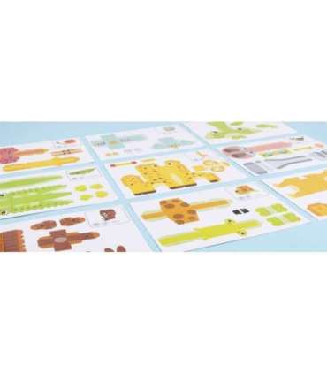 WOOPIE ART&FUN Zestaw Kreatywny Origami 3D Zrób to Sam 10 Zwierzaków