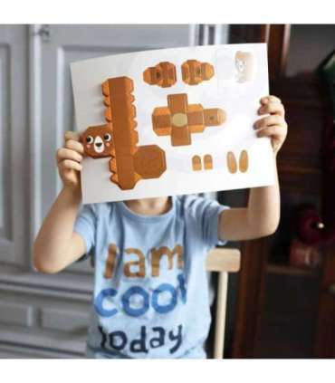 WOOPIE ART&FUN Zestaw Kreatywny Origami 3D Zrób to Sam 10 Zwierzaków