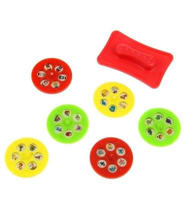 WOOPIE Tablica do Rysowania Projektor Różowa Żyrafa + Flamastry