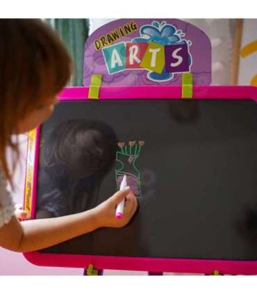 WOOPIE Tablica 3w1 Magnetyczna Suchościeralna Malowanie Światłem